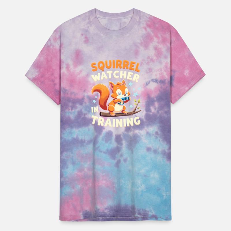 Squirrel Watching Enthusiast Wildlife Observer