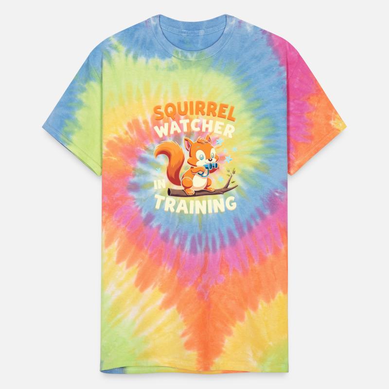 Squirrel Watching Enthusiast Wildlife Observer