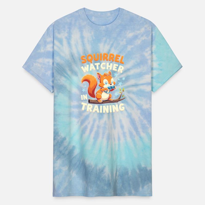 Squirrel Watching Enthusiast Wildlife Observer