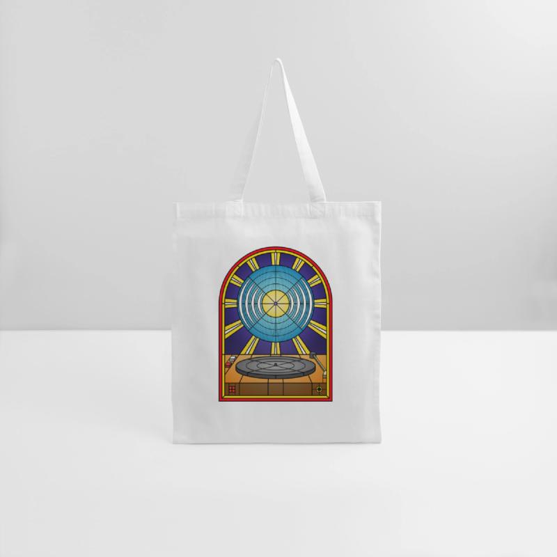 Stained Glass Window Vinyl Album and Turntable