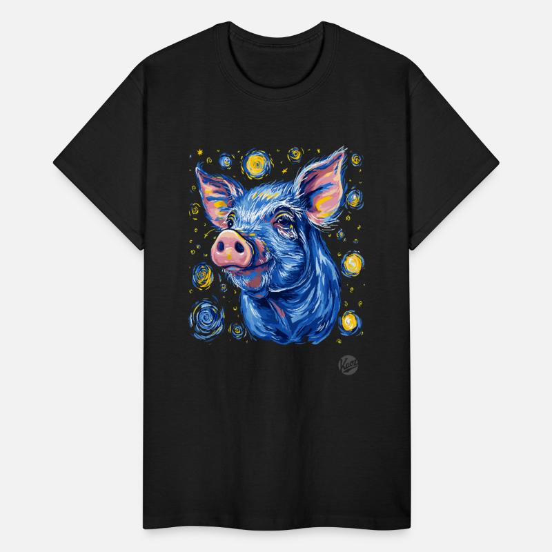 Starry Night Pig – Vincent Van Hog