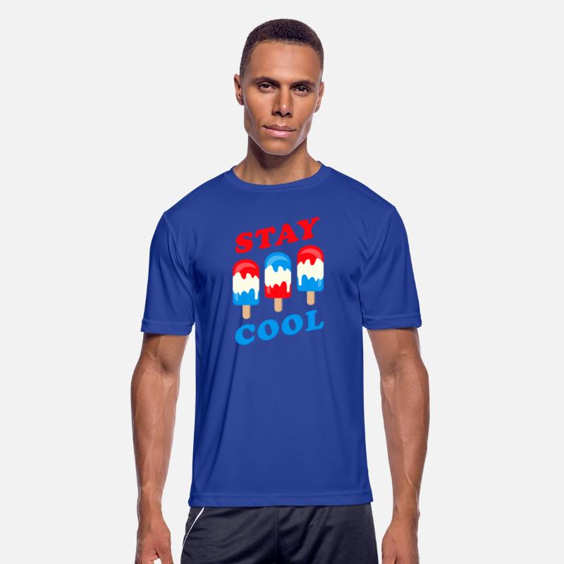 Stay Cool Usa Melting Popsicle Patriotic Ice Pop