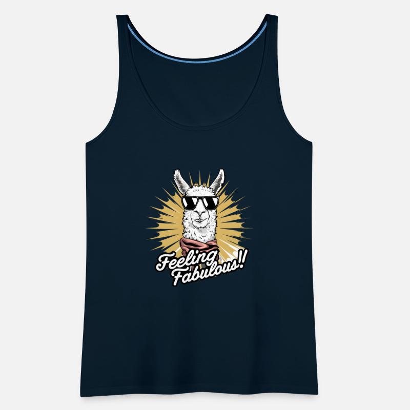 Stylish Llama Art Feeling Fabulous! Digital Design