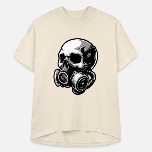 Stylish skull with a gas mask 1