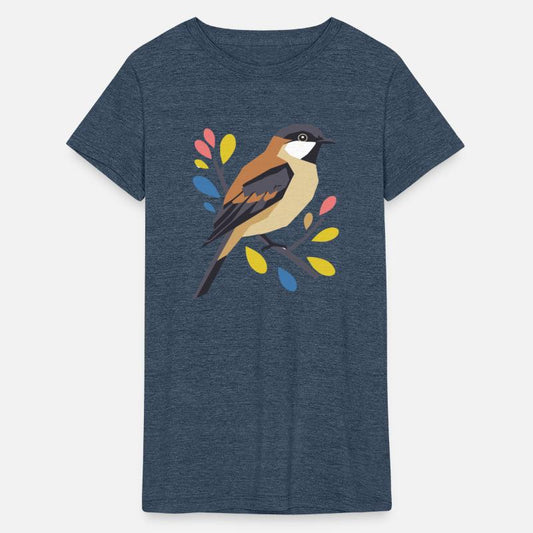 Stylized bird - Nature modern colors ornithology