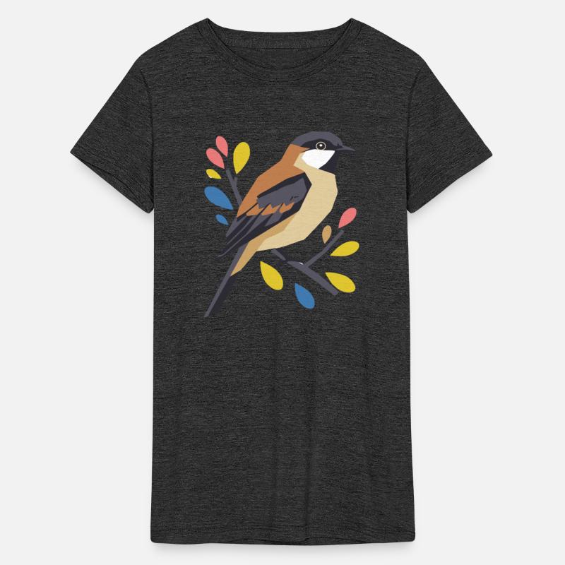 Stylized bird - Nature modern colors ornithology