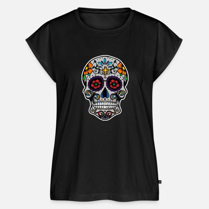 Sugar Skull Mexican Culture Day of the dead Grey