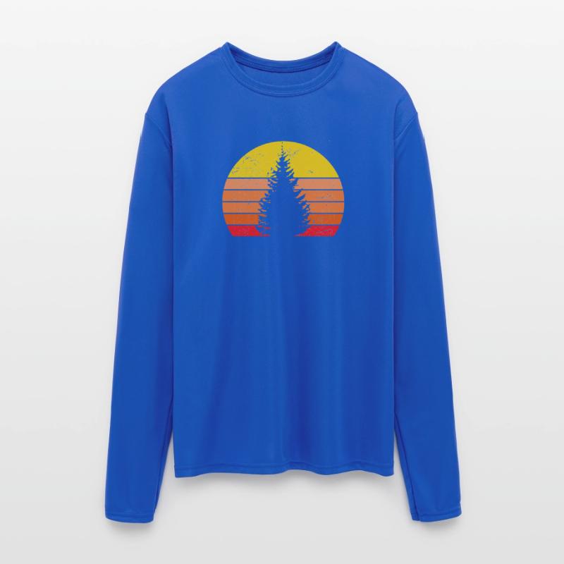 Sunset Silhouette of a Pine Tree