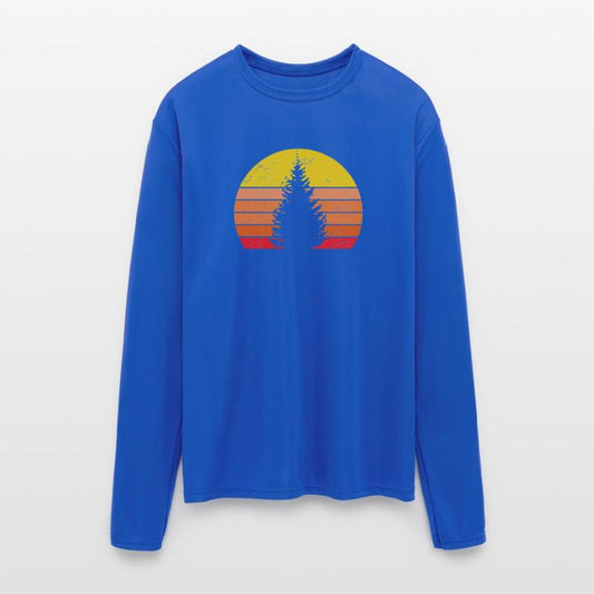 Sunset Silhouette of a Pine Tree