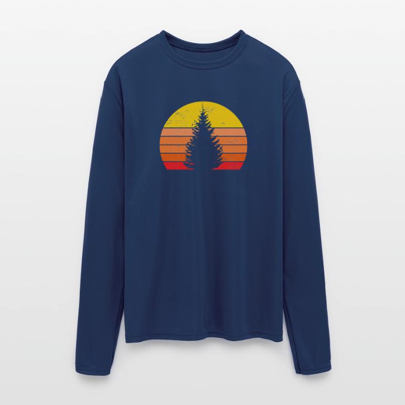 Sunset Silhouette of a Pine Tree