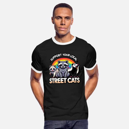 Support Your Local Street Cats Funny Raccoon