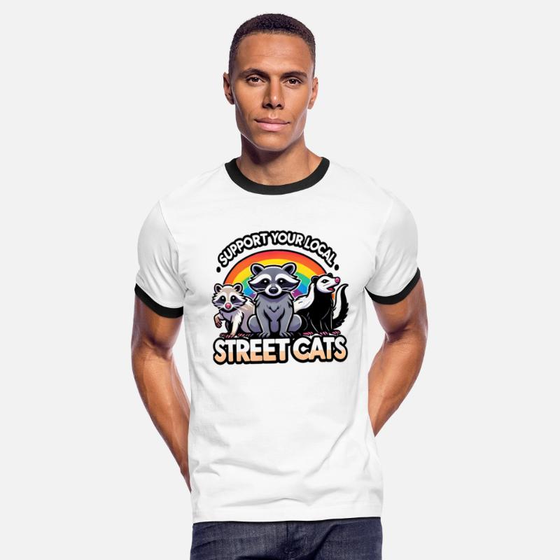 Support Your Local Street Cats Funny Raccoon
