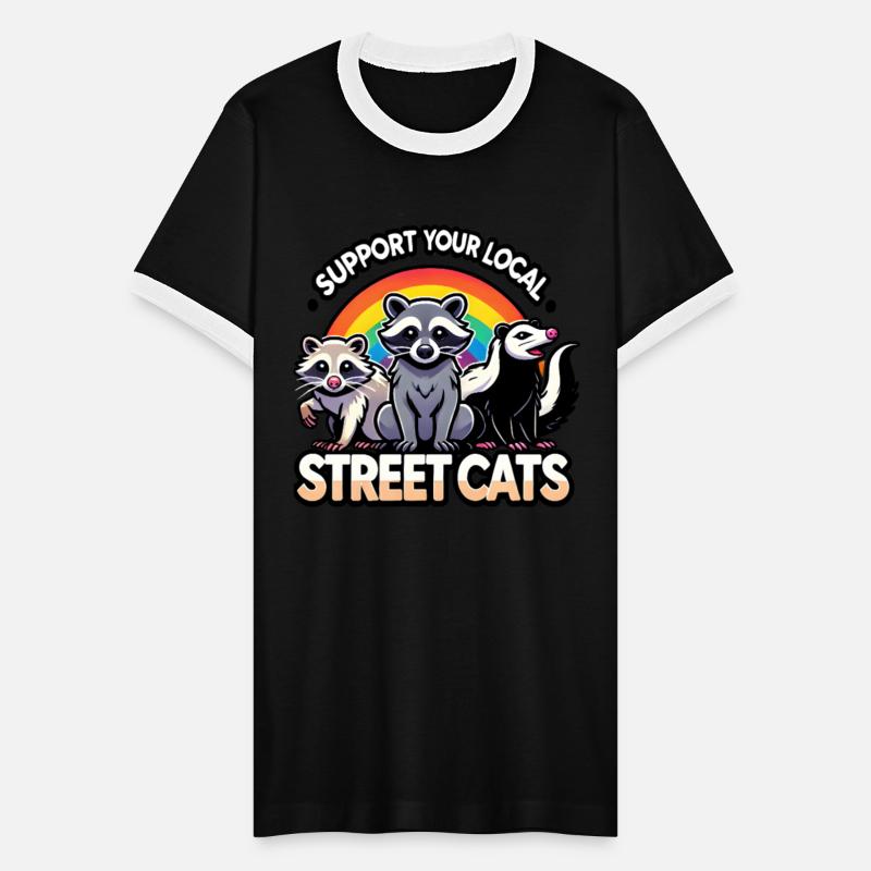 Support Your Local Street Cats Funny Raccoon