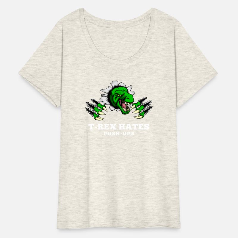 T-rex Hates Push-ups Funny Gym Wear