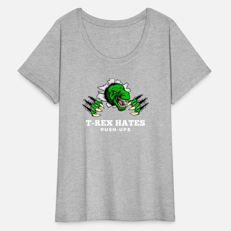 T-rex Hates Push-ups Funny Gym Wear