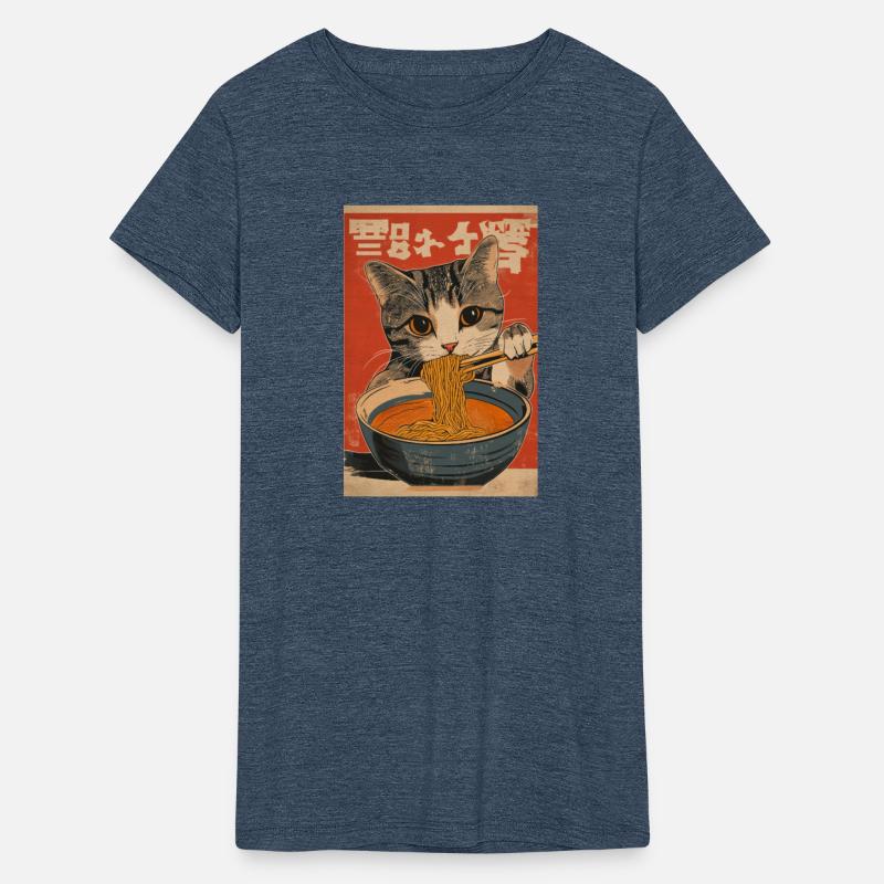 Tabby Cat Loves Ramen