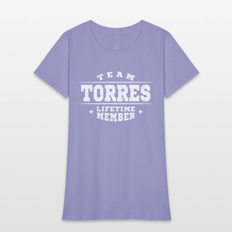 Team Torres Lifetime Member - Surname Family Name