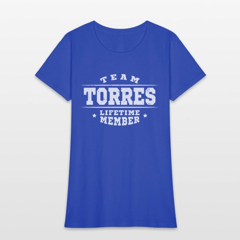 Team Torres Lifetime Member - Surname Family Name