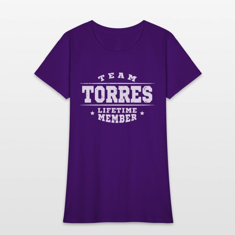 Team Torres Lifetime Member - Surname Family Name