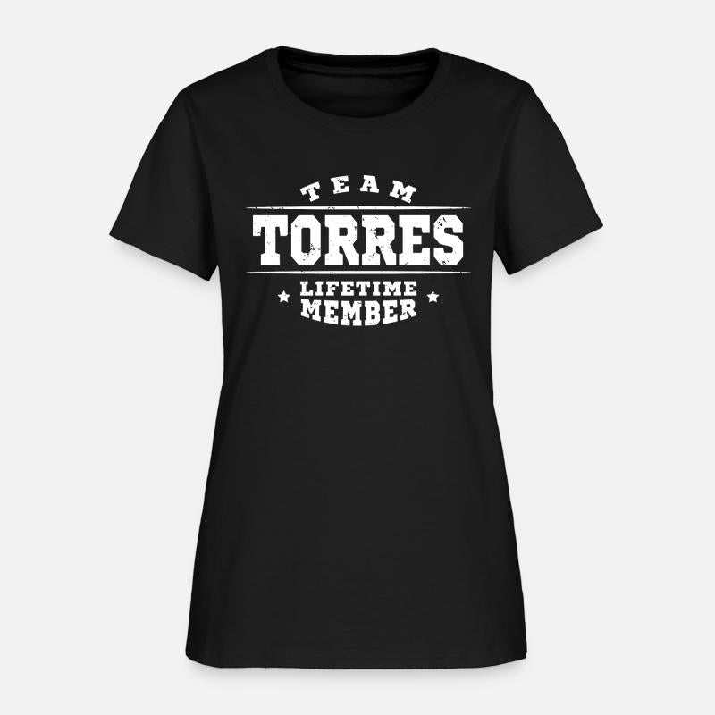 Team Torres Lifetime Member - Surname Family Name