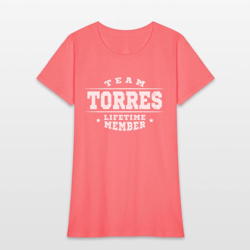 Team Torres Lifetime Member - Surname Family Name