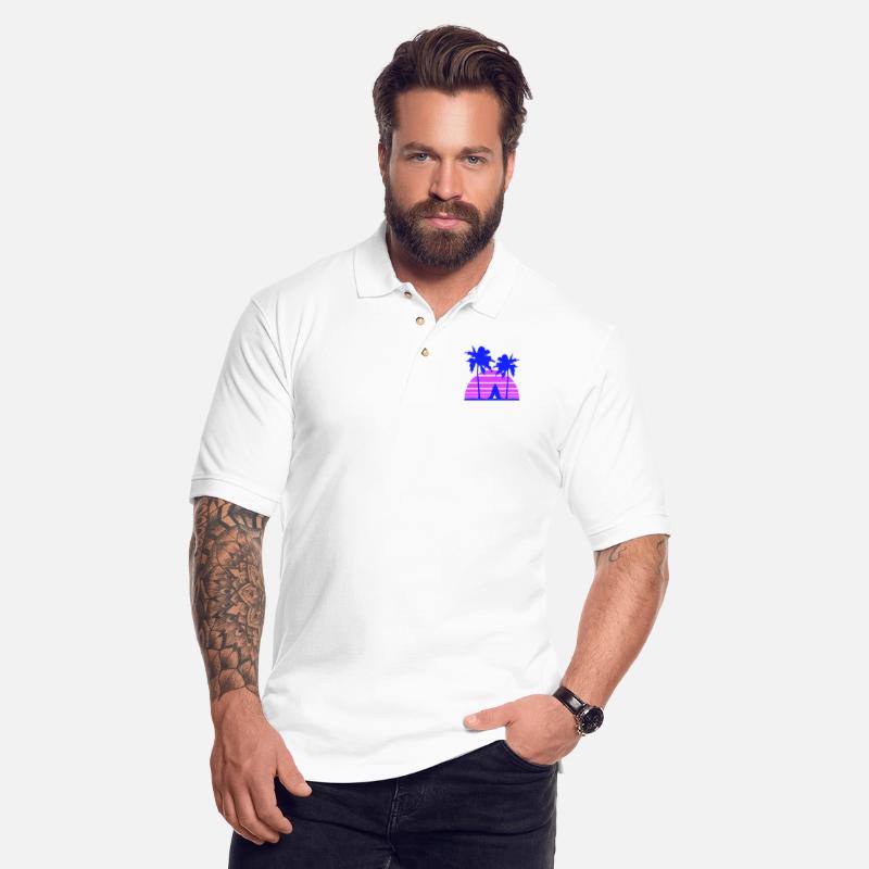 Tent Palm Trees Recreation Beach Vacation Outdoor