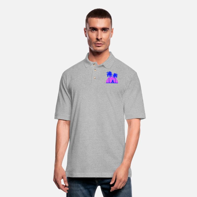 Tent Palm Trees Recreation Beach Vacation Outdoor