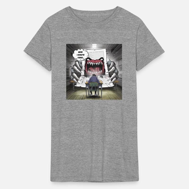 Test Anxiety Student vs Exam Monster Exam Struggle