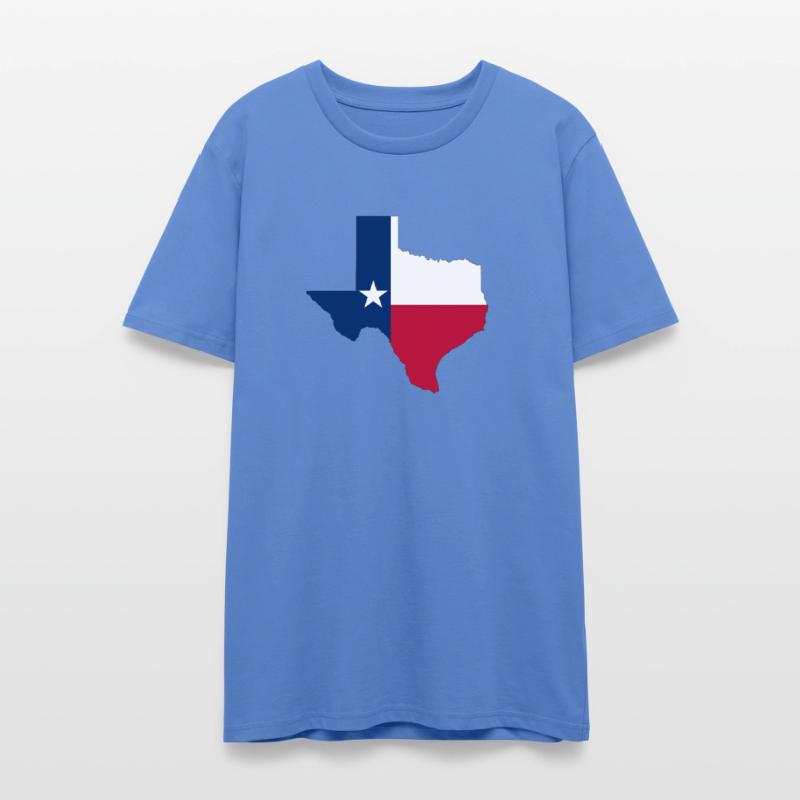 Texas State Flag Map