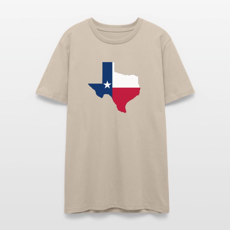 Texas State Flag Map