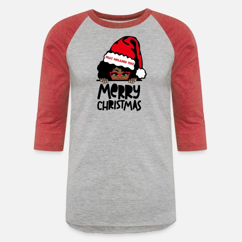 That Melanin Merry Mrs Claus Black Peeking Santa