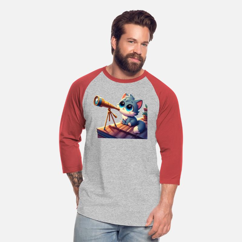 The cat is busy observing the stars