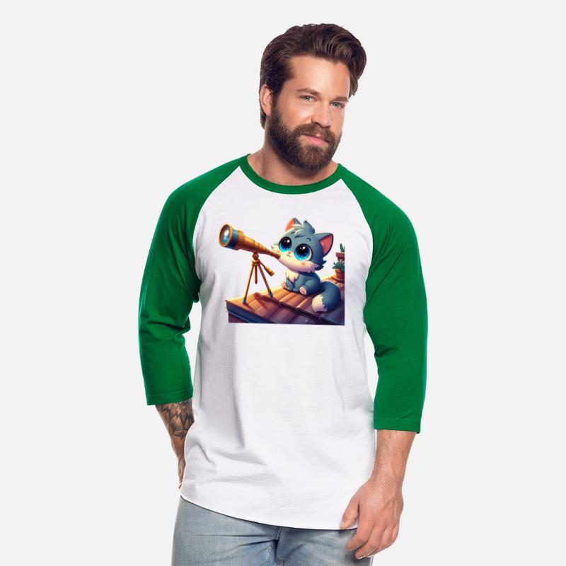 The cat is busy observing the stars