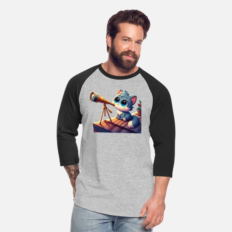 The cat is busy observing the stars