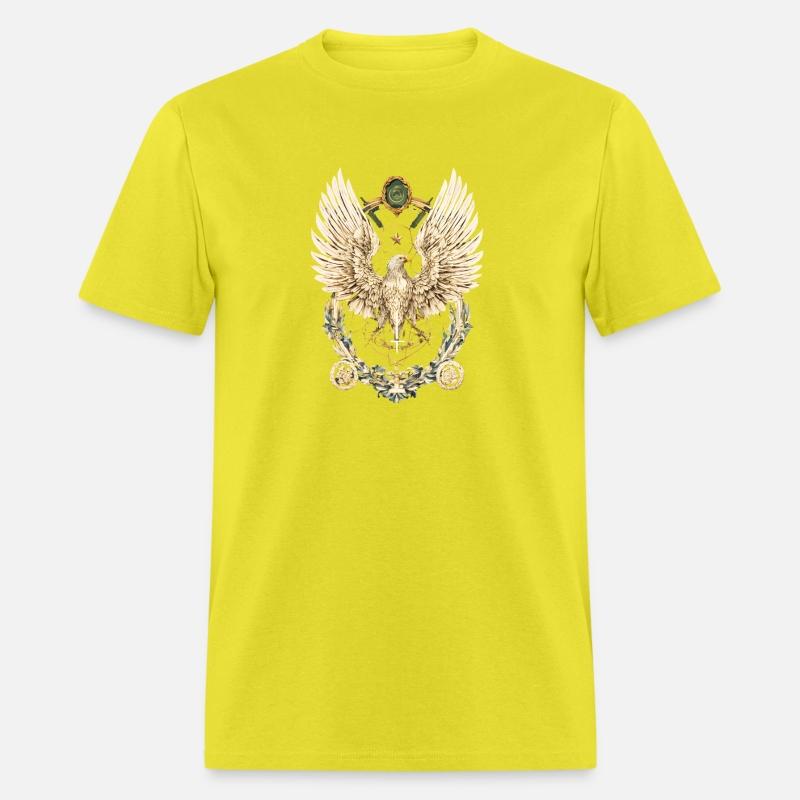 The image features an eagle with wings