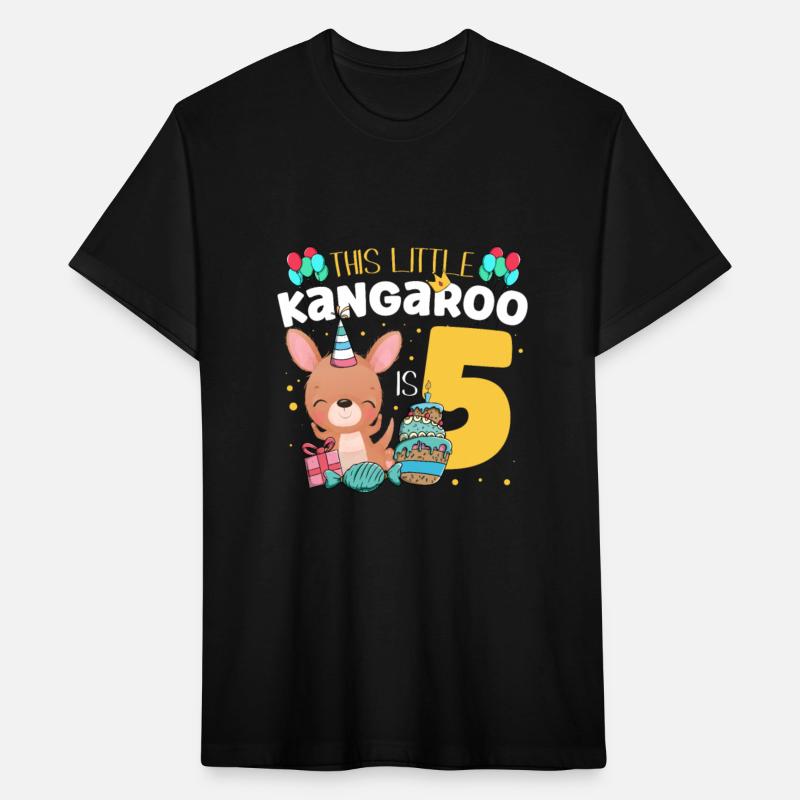 This Little Kangaroo Is 5 Animal Happy Birthday