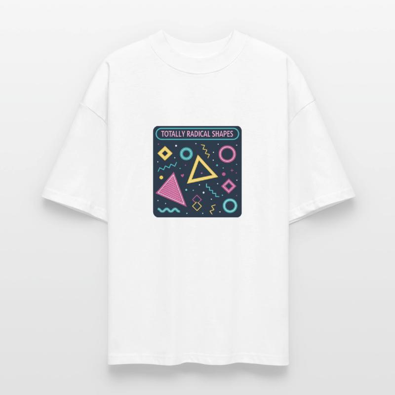 Totally Radical Shapes Neon Geometric 80s