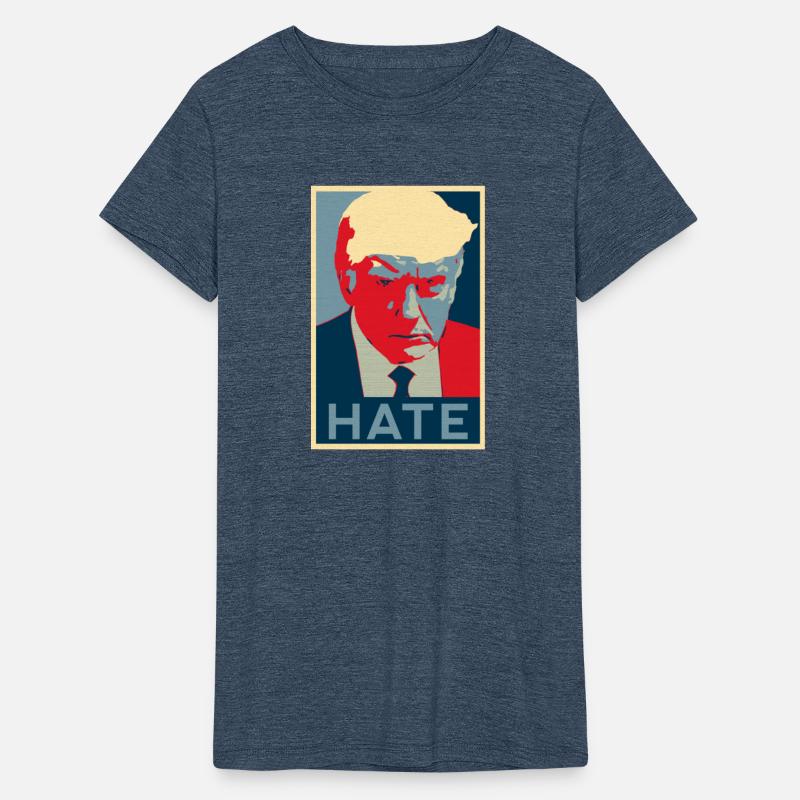 Trump mug shot Obama HOPE poster style