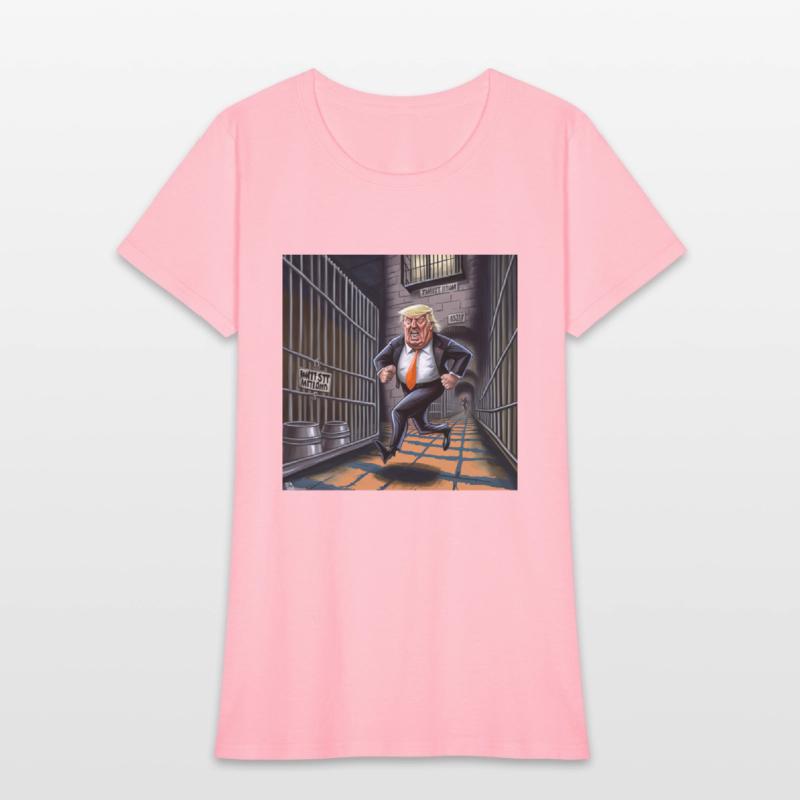 Trump running from Prison T-Shirts Design