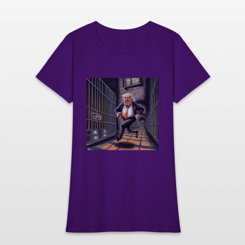 Trump running from Prison T-Shirts Design