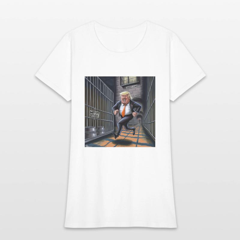 Trump running from Prison T-Shirts Design