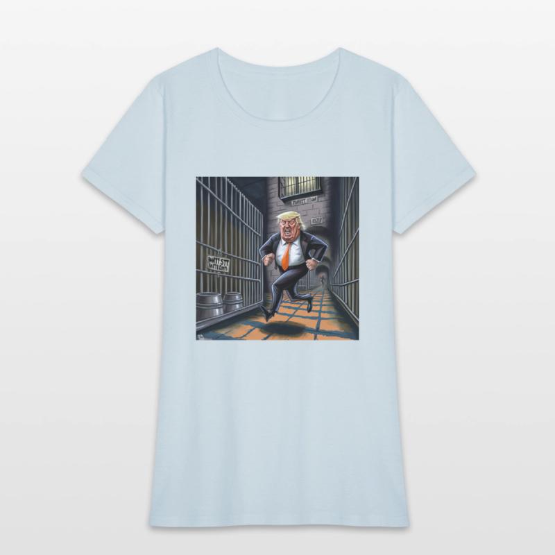 Trump running from Prison T-Shirts Design