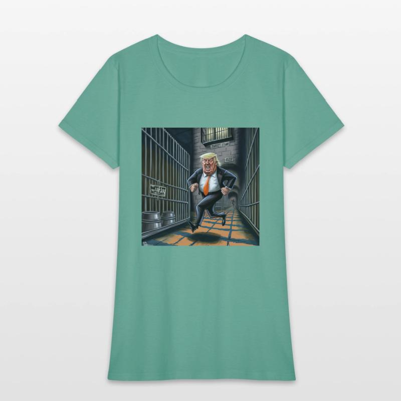 Trump running from Prison T-Shirts Design