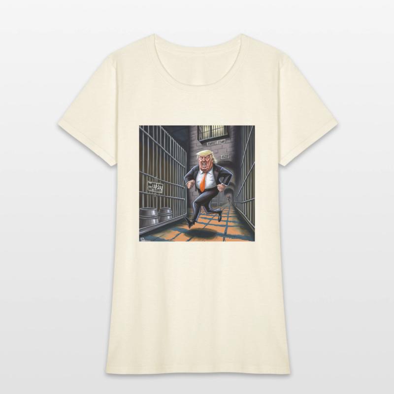 Trump running from Prison T-Shirts Design