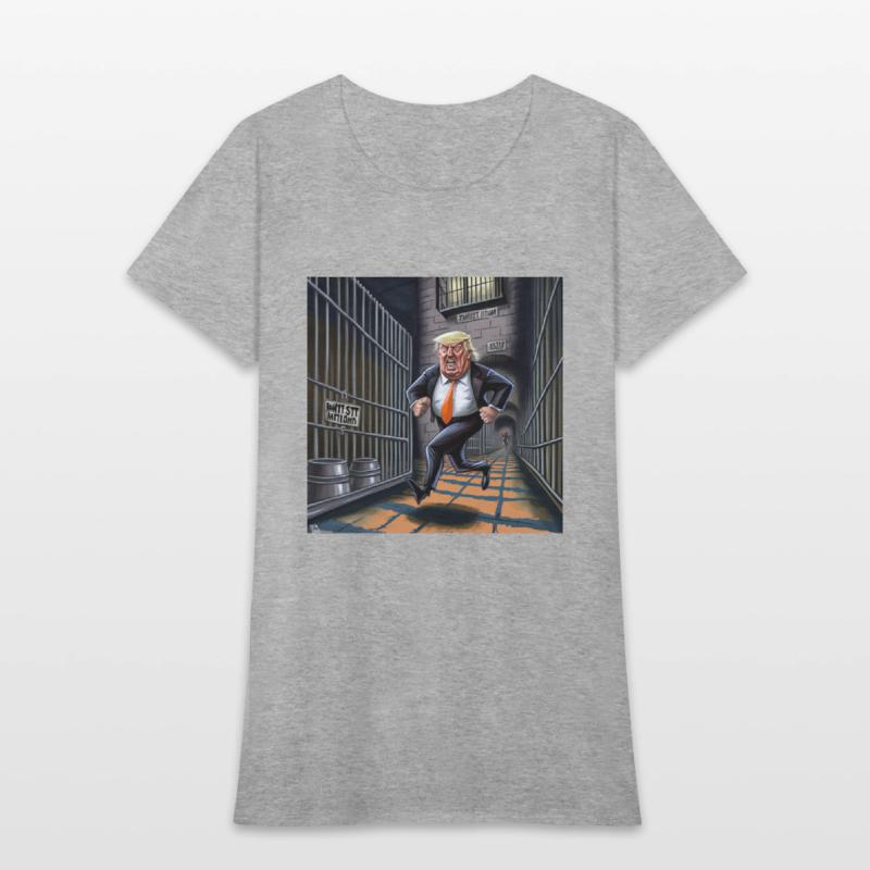 Trump running from Prison T-Shirts Design