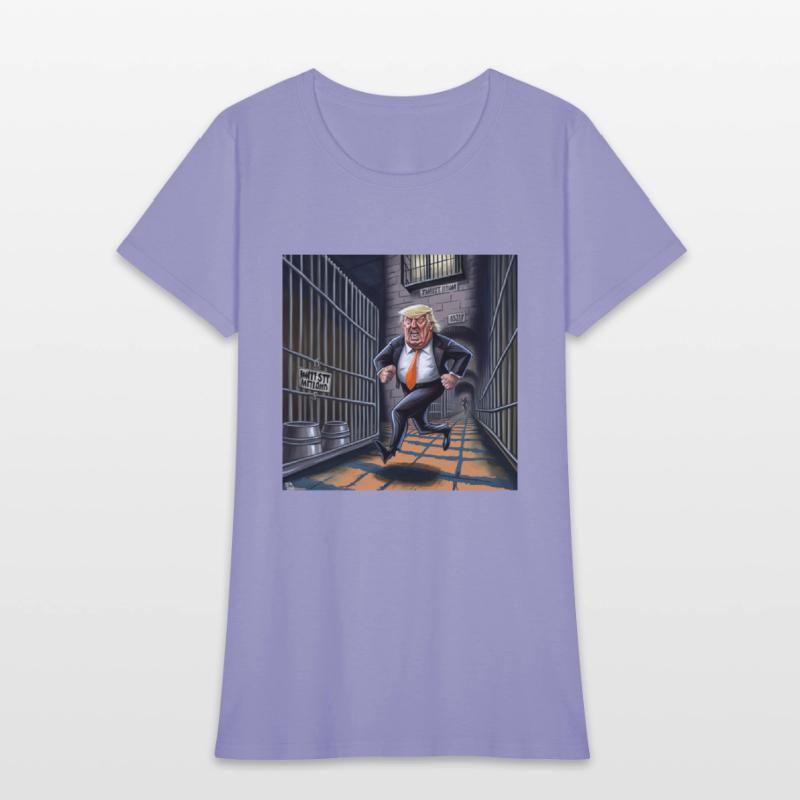 Trump running from Prison T-Shirts Design
