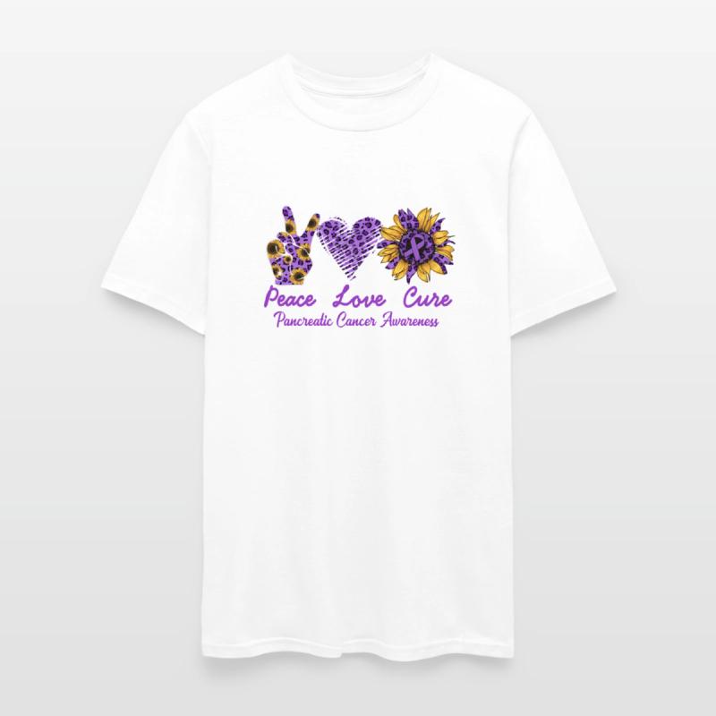 Tu Sunflower Ribbon Pancreatic Cancer Awareness