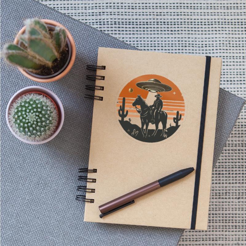 Ufo Western Shirt, Retro T-Shirt, Vintage Cowboy