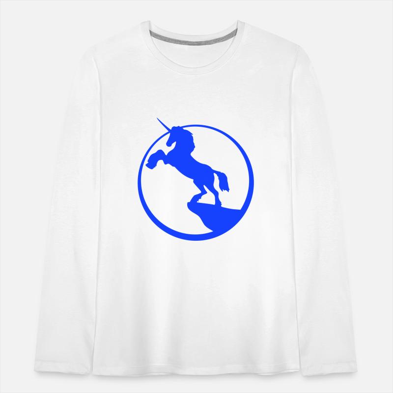 Unicorn Cliff Moon Mountain Round Night Cute Cool