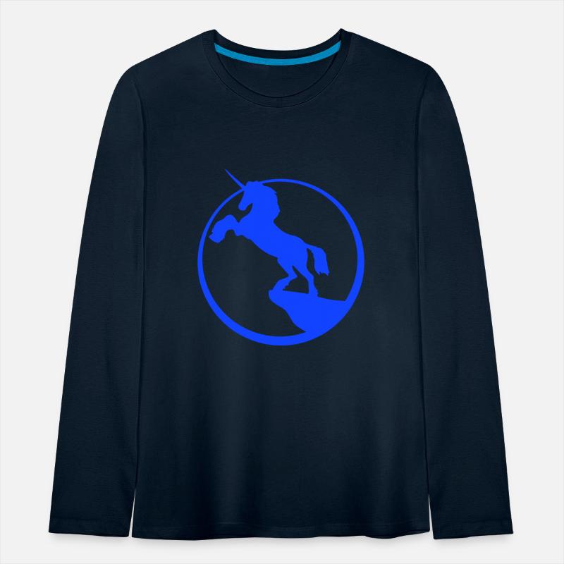 Unicorn Cliff Moon Mountain Round Night Cute Cool